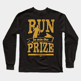 Christian T-Shirt: Run to Win the Prize Long Sleeve T-Shirt